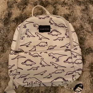 NWOT Cash and Co Toddler dinosaur backpack